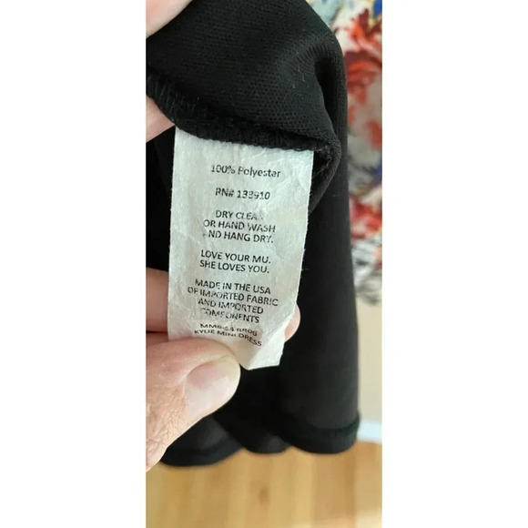 Show Me Your Mumu Large Short Sleeve Kylie Mini Dress Spring Festival Floral - Picture 8 of 11